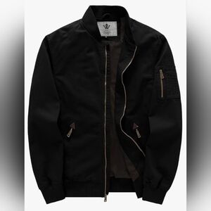 Men's Lightweight Cotton Flight Bomber Jacket